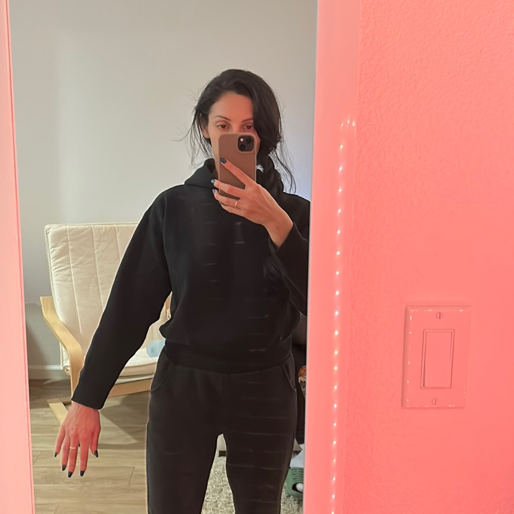 Black hoodie